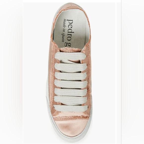 Rose Satin Sneakers suede lining - Picture 12 of 12